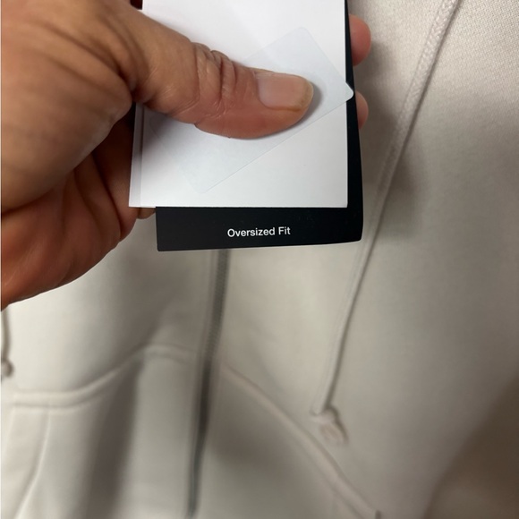 Nike Cream Oversized Zip-Up Hoodie- women’s XXL - Picture 3 of 3